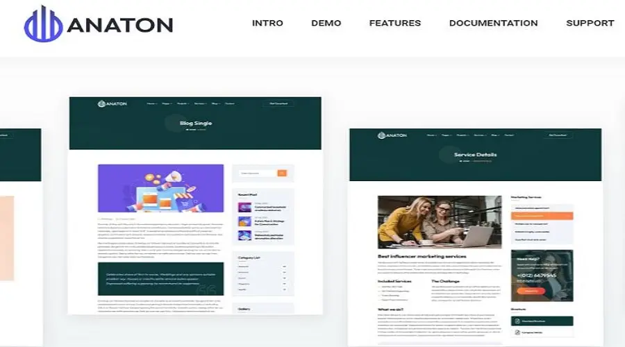 Anaton - SaaS Landing Page WordPress