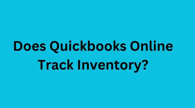 Does Quickbooks Online Track Inventory